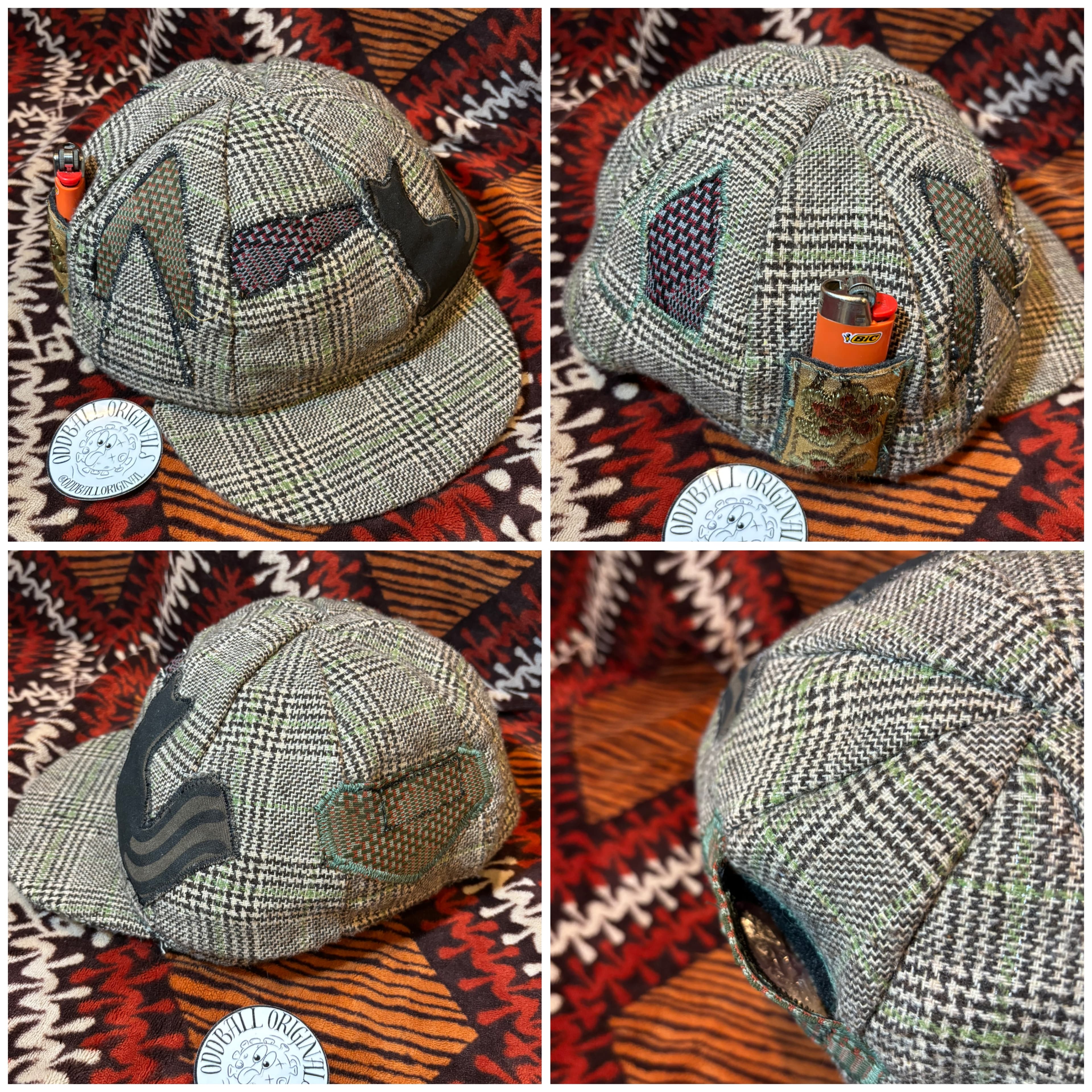 Panel detail from a Flintwick cap.