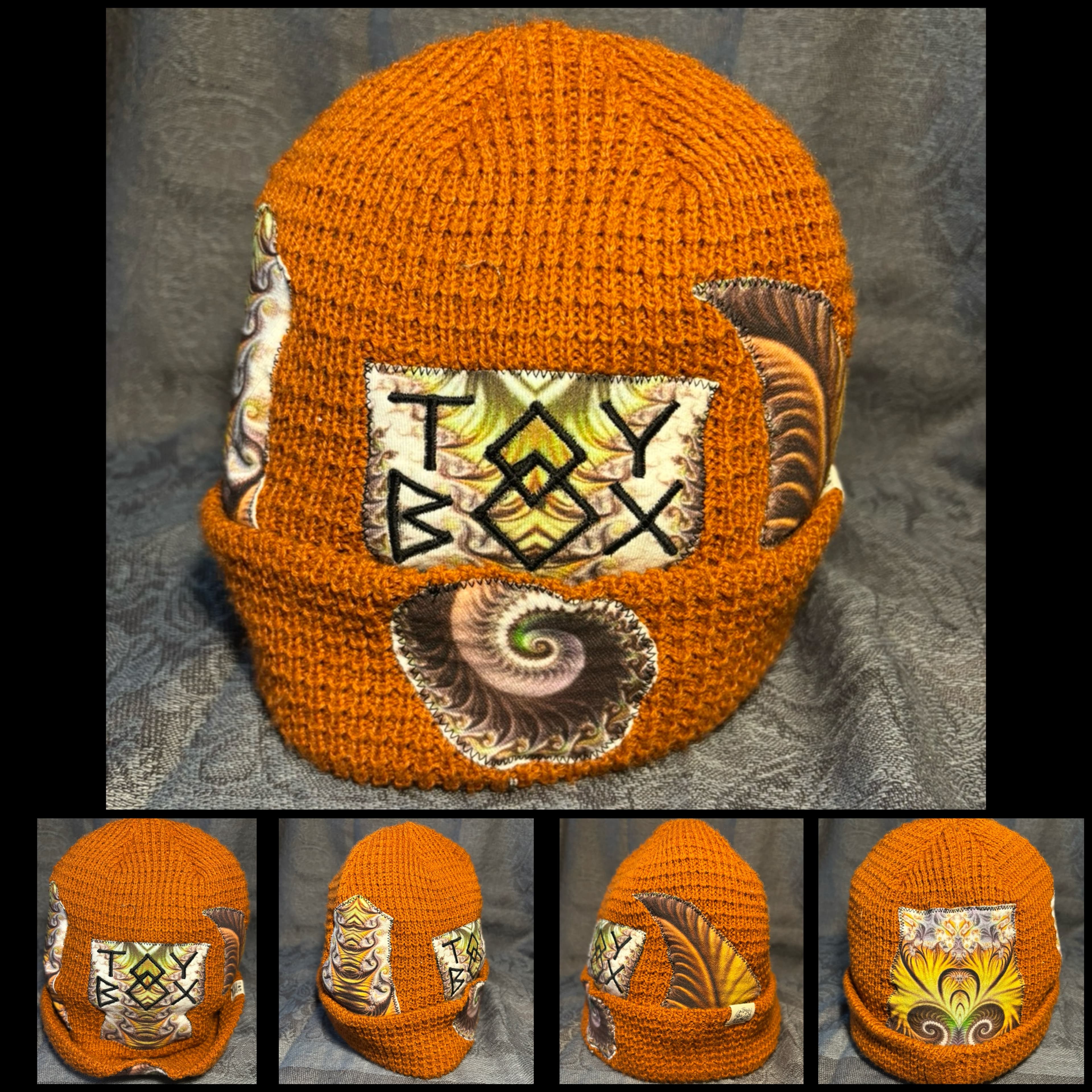 Toybox cap, side detail.