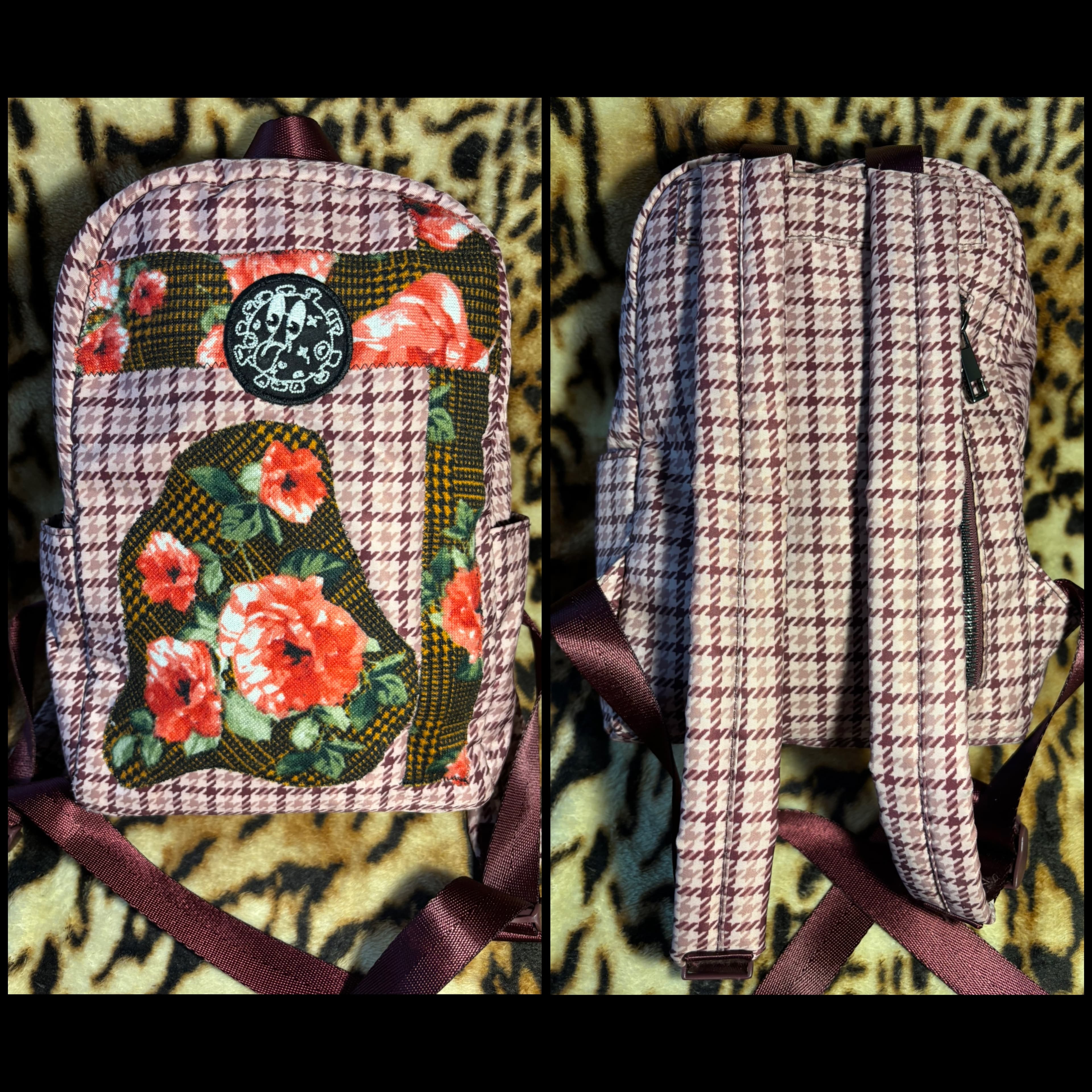 Natural ecru fisherman beanie on a tabletop.